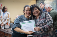 Entrega de diplomas a egresados de la Escuela de Jardinería