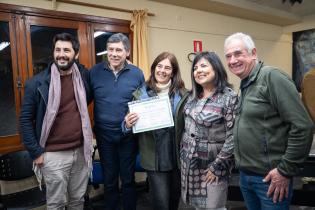 Entrega de diplomas a egresados de la Escuela de Jardinería