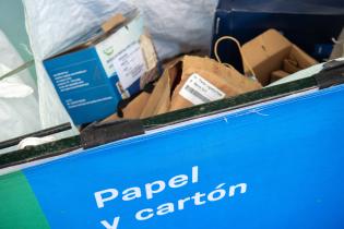 Ecocentro móvil en la feria de plaza de los Olímpicos 