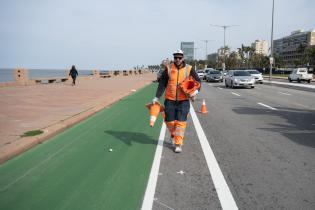 Avances de la segunda etapa de obras de la ciclovía de la Rambla Avances de la segunda etapa de obras de la ciclovía de la Rambla