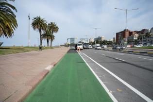 Avances de la segunda etapa de obras de la ciclovía de la Rambla