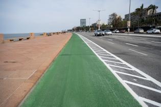 Avances de la segunda etapa de obras de la ciclovía de la Rambla Avances de la segunda etapa de obras de la ciclovía de la Rambla