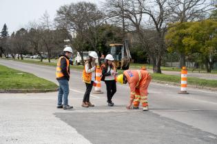  Rueda de prensa Fernanda Artagaveytia por inicio de obra en Av. Italía entre Cooper y Córcega