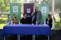 Firma de convenio de la Intendencia de Montevideo con el Municipio B y el Club Defensor Sporting