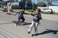 Peatonal barrial en las calles Camino Oncativo y Carlos César Lenzi