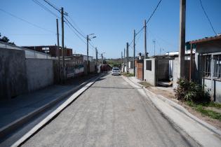 Asfaltado de las calles Cno. Hudson y Pasaje la Vía, en el barrio Maldonado