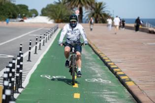 Finalización de obras en la ciclovía de la Rambla