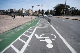 Finalización de obras en la ciclovía de la Rambla