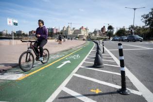 Finalización de obras en la ciclovía de la Rambla