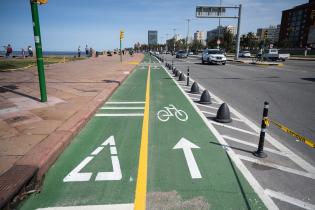 Finalización de obras en la ciclovía de la Rambla