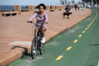 Finalización de obras en la ciclovía de la Rambla