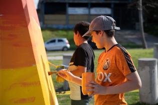 Actividades en el parque Idea Vilariño por el día de las plazas y los barrios