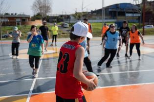 Actividades en el parque Idea Vilariño por el día de las plazas y los barrios