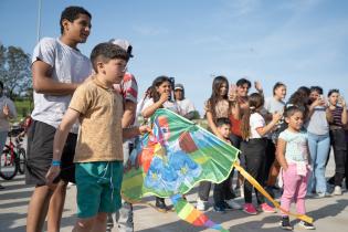 Actividades en el parque Idea Vilariño por el día de las plazas y los barrios