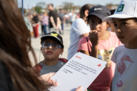 Actividades en el parque Idea Vilariño por el día de las plazas y los barrios