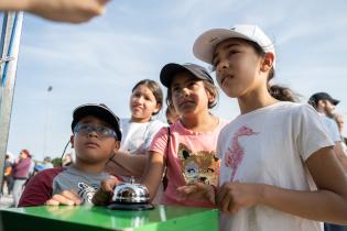 Actividades en el parque Idea Vilariño por el día de las plazas y los barrios