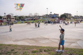 Actividades en el parque Idea Vilariño por el día de las plazas y los barrios