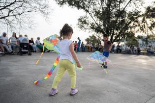 Actividades en el parque Capurro por el día de las plazas y los barrios