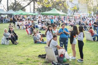 Actividades en el parque Capurro por el día de las plazas y los barrios