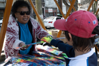  Actividades en plaza Juan Angel Silva por el día de las plazas y los barrios