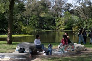 Actividades en el Parque Rivera por el día de las plazas y los barrios