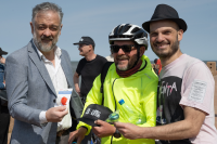 Inauguración de la ciclovía de la Rambla