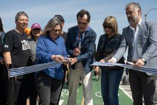 Inauguración de la ciclovía de la Rambla Inauguración de la ciclovía de la Rambla
