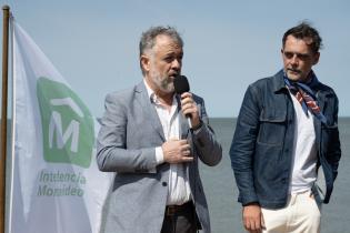 Inauguración de la ciclovía de la Rambla