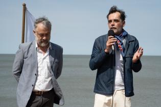 Inauguración de la ciclovía de la Rambla