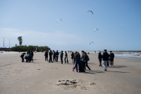 Jornada de plantación y limpieza de la playa Malvín con la participación del Colegio Santo Domingo