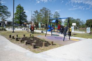 Inauguración de obras del Presupuesto Participativo  en la plaza Gerónimo Izetta