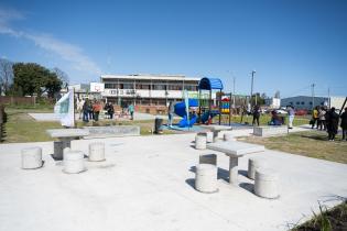 Inauguración de obras del Presupuesto Participativo  en la plaza Gerónimo Izetta