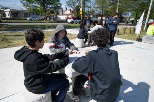 Inauguración de obras del Presupuesto Participativo  en la plaza Gerónimo Izetta