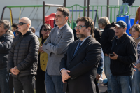 Inauguración de obras del Presupuesto Participativo  en la plaza Gerónimo Izetta