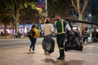 Operativo de limpieza por Marcha de la diversidad