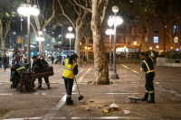 Operativo de limpieza por Marcha de la diversidad