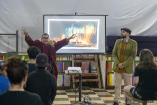 Función de Teatro en el Aula: Montevideo Ciudad Mágica, en el Centro Juvenil Bella Italia