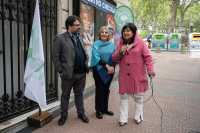 Descubrimiento de placa en homenaje al Teatro Circular de Montevideo, por sus 70 años de historia