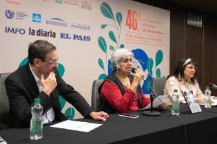 Presentación del libro «Crónicas de los años duros V» en la 46º Feria Internacional del Libro de Montevideo