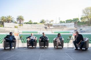 Lanzamiento del sello conmemorativo de los 80 años del Teatro de Verano Lanzamiento del sello conmemorativo de los 80 años del Teatro de Verano