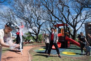 Inauguración de obras en Plaza Sandino