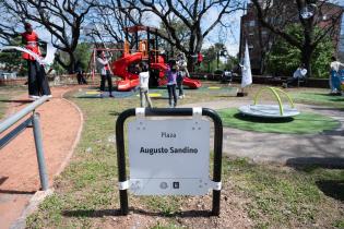 Inauguración de obras en Plaza Sandino