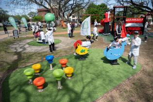 Inauguración de obras en Plaza Sandino