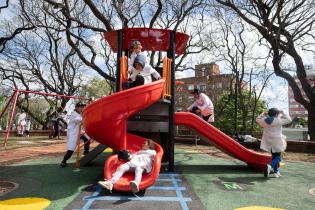 Inauguración de obras en Plaza Sandino