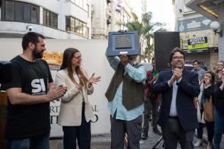 Homenaje de la Junta Departamental de Montevideo al músico Ruben Rada