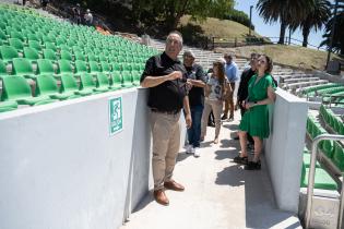 Conferencia de prensa por obras en el Teatro de Verano