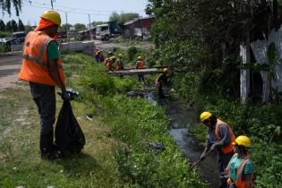Tareas preventivas de limpieza en Aquiles Lanza Tareas preventivas de limpieza en Aquiles Lanza