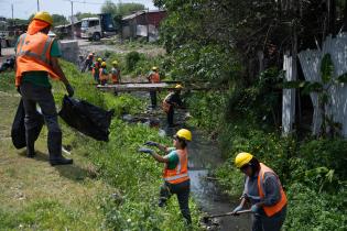 Tareas preventivas de limpieza en Aquiles Lanza Tareas preventivas de limpieza en Aquiles Lanza