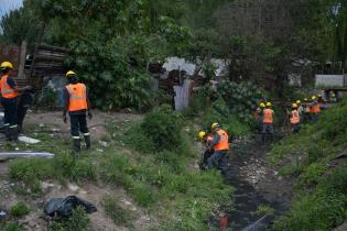 Tareas preventivas de limpieza en Aquiles Lanza Tareas preventivas de limpieza en Aquiles Lanza