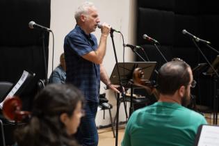 Ensayo de Gabriel Peluffo junto a la Banda Sinfónica de Montevideo Ensayo de Gabriel Peluffo junto a la Banda Sinfónica de Montevideo
